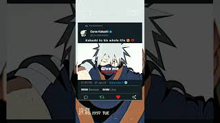 Kakashi sad life 😢😭 sad edit 💔naruto kakashi sad viral amv shorts [upl. by Silber]