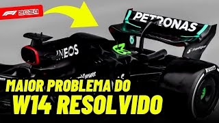 MERCEDES RESOLVE MAIOR PROBLEMA DO W14 PARA VOLTAR À BRIGA NA FORMULA 1 2024 [upl. by Borries]