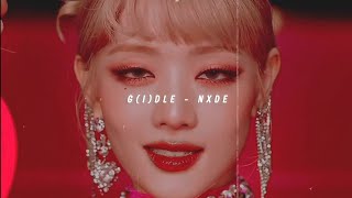 gidle  nxde 𝙨𝙡𝙤𝙬𝙚𝙙  𝙧𝙚𝙫𝙚𝙧𝙗 [upl. by Atinav630]