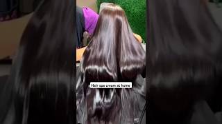 🌎 Best hair Spa cream at home with silky shiny hair shorts shortsfeed hairgrowth haircare [upl. by Adnorrahs515]