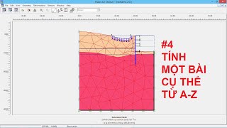 Plaxis v82 Hướng dẫn học Plaxis 2DTính toán tường vây hố đàoThi công hầm bằng Plaxis4 Giải BàiT [upl. by Ettenajna647]