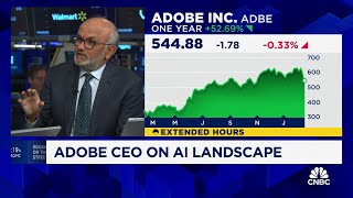 Adobe CEO Shantanu Narayen on new AI tools For us its about driving responsible innovation [upl. by Togram]