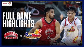 GINEBRA vs RAIN OR SHINE  FULL GAME HIGHLIGHTS  PBA SEASON 49 GOVERNORS’ CUP  SEPTEMBER 13 2024 [upl. by Leipzig101]