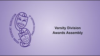 VARSITY 2021 DTASC FESTIVAL AWARDS [upl. by Keating521]