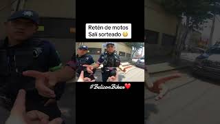 Operativo de motos salí sorteado dice 😳 moto elmundoenmoto humor automobile motoscicletas [upl. by Morgana]