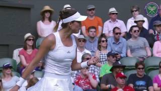 2016 Day 1 Highlights Garbiñe Muguruza vs Camila Giorgi [upl. by Russia]