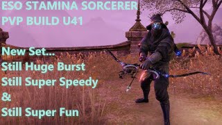 ⚡ESO Stamina Sorcerer PvP Build BowBow Update U41 l Still Fun amp Fast w Big Boy Burst⚡ [upl. by Oiratnom]