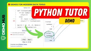 Python Tutor Demo  Learn Python JavaScript C C amp Java by Visualizing Code  wwwdemohubdev [upl. by Peirce]