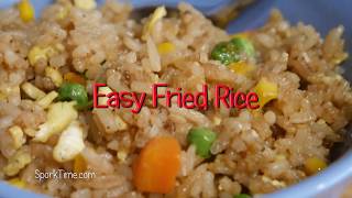 Easy Fried Rice no WOK method [upl. by Hugh]