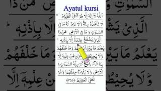 Ayatul kursi ki tilawat  Learn Quran [upl. by Colline]