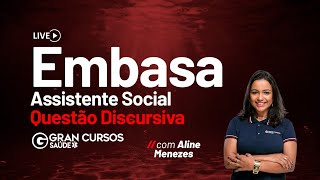 Concurso Embasa Assistente Social  Questão Discursiva com Aline Menezes [upl. by Litton471]