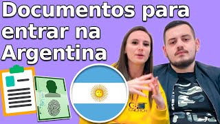 QUAIS DOCUMENTOS SÃO NECESSÁRIOS PARA VIAJAR PARA A ARGENTINA Atualizado 2022 [upl. by Akina]