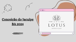 Apostila Prefeitura de Conceição do Jacuípe BA 2024 Enfermeiro [upl. by Mahalia]