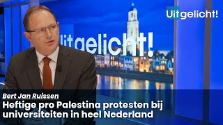 Uitgelicht 10 mei 2024  Bert Jan Ruissen over de hevige pro Palestina demonstraties [upl. by Yelnikcm]