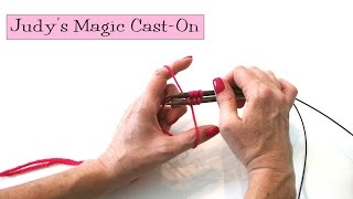 Knitting Help  Judys Magic CastOn [upl. by Essilec]