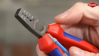 KNIPEX Handcrimpzangen für Aderendhülsen [upl. by Sulokcin548]