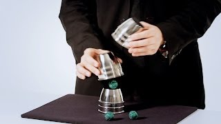 How to Do the Classic Cups amp Balls Trick  Magic Card Flourishes [upl. by Vadnee]