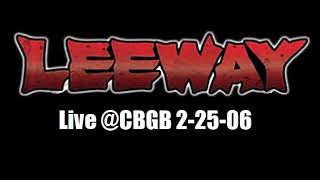 Leeway Live CBGB 22506 [upl. by Auhsoj]