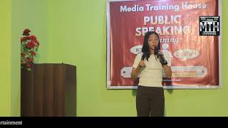 Public Speaking Training Session  Jashmi Maharjan  Media Training House [upl. by Revolc]