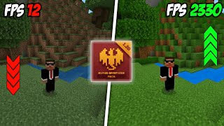 Alpha Optimizer Pack For Minecraft Bedrock 120  Fix lag FPS Boost Increase FPs  Best Optifine [upl. by Hamian]