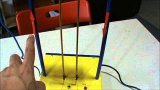 Electromagnetic force on parallel wires [upl. by Bowden]