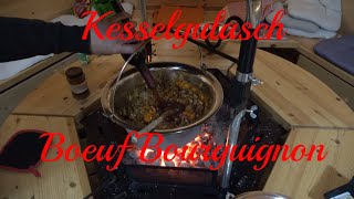 Kesselgulasch  Boeuf Bourguignon  Der Grilljunky 491 [upl. by Lanford]