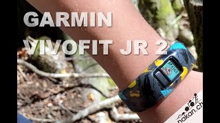 Présentation du Garmin Vivofit Jr 2 bracelet connecté pour enfants en français [upl. by Jenn]