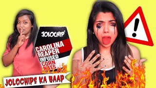 PRANKING my SISTER with the NEW Worlds Spiciest Chip 🔥☠️ prank gone wrong [upl. by Ecnarolf]