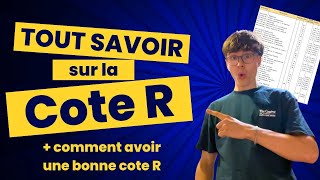 TOUT SAVOIR SUR LA COTE R et comment avoir une bonne cote R [upl. by Saimerej]