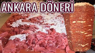 GÜNDE 750 KG DÖNER TAKIYORLAR Tüm Detaylarıyla Yaprak Döner Tarifi Ankara Döneri Nasıl Yapılır [upl. by Davenport978]