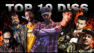 Top 10 Diss Tracks in Desi HipHop 2020 update [upl. by Gyasi]