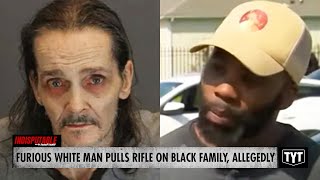 FURIOUS White Man Pulls Rifle On Black Father amp 4YearOld Son Allegedly IND [upl. by Stafani]