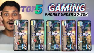 Top 5 Best Gaming Phones Under 20000 to 30000  those are KINGs in BGMI [upl. by Verdha]