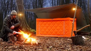 Insulated Tent in Gale Force Winds [upl. by Platto]