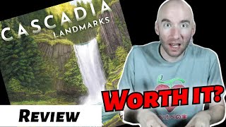 Spiel Worthy Expansion Cascadia Landmarks Review [upl. by Aerdied490]