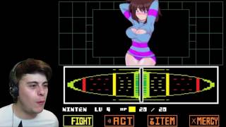 ANIME FRISK BATTLE FNIA Animetale Frisk fight Unitale 1 [upl. by Ydarg857]