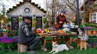 Village Style Dinner Authentic Turkish Cuisine 🇹🇷 [upl. by Zacek273]