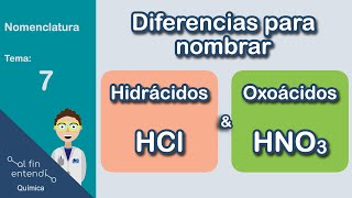 Nomenclatura de ÁCIDOS binarios y ternarios [upl. by Condon]