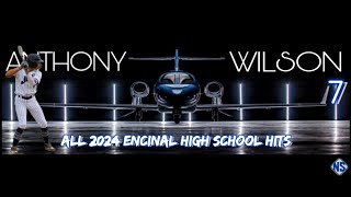 Anthony Wilson 7 All 2024 Encinal High School Hits [upl. by Susumu]