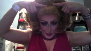 Tutorial  Drag Queen Bump Wig Stacking  Part Two Wig Application [upl. by Aileen]