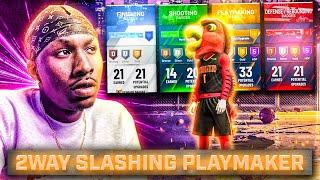 A LEGEND 2 Way Slashing Playmaker is the BEST build on NBA 2K20 It has over 100 badges all together [upl. by Eckmann]