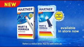 WARTNER® fast amp effective wart amp verruca treatments  Discover the new WARTNER® wart amp verruca range [upl. by Ehcrop]