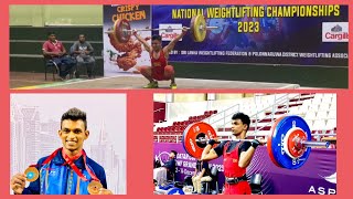 NATIONAL WEIGHTLIFTING CHAMPIONSHIPS 2023 🏆🏆🏆 55kg [upl. by Kali]