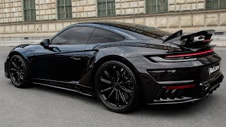 2023 Porsche 911 Turbo S  Full BlackBlue Carbon 911 by TopCar Design [upl. by Viviyan861]