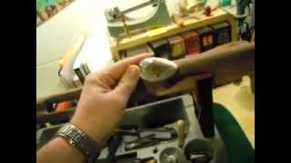 Pewter Casting a Rifle Stock Custom Gunsmithing [upl. by Eceer]