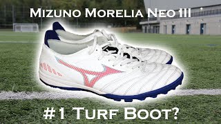 Mizuno Morelia Neo III Pro Artificial Turf Review  OnField Test [upl. by Audras]