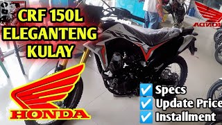 Honda CRF 150L White  Full Specs  Update Price 2023 [upl. by Asilav535]