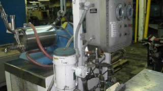 5 LITER DYNO MILL HORIZONTAL MEDIA MILL  SS  JACKETED  15 HP 6739 [upl. by Eirovi532]