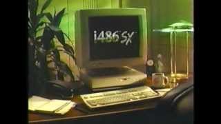 Intel 486SX Commercial [upl. by Meagher437]