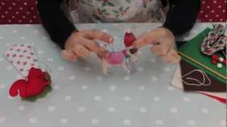 Make a Cath Kidston Festive Stan Christmas Decoration [upl. by Tychon]